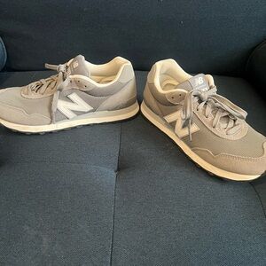 New Balance Gray and Cream Running Shoes